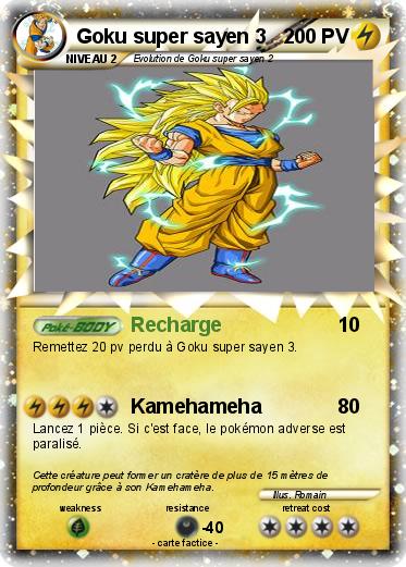 Pokemon Goku super sayen 3