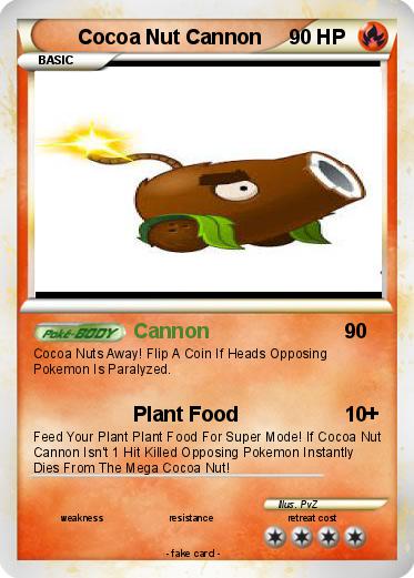 Pokemon Cocoa Nut Cannon