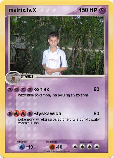Pokemon matrix.lv.X