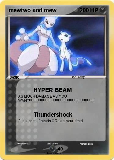 Pokemon mewtwo and mew