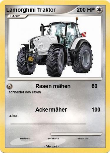 Pokemon Lamorghini Traktor