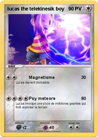 Pokemon lucas the telekinesik boy