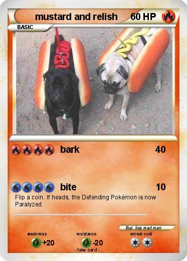 Pokemon mustard and relish