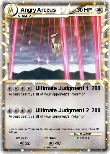 Pokemon Angry Arceus