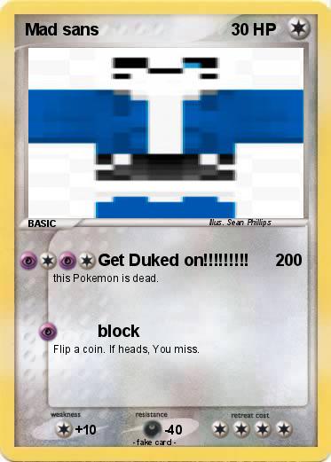 Pokemon Mad sans