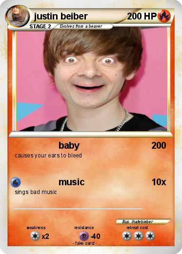 Pokemon justin beiber