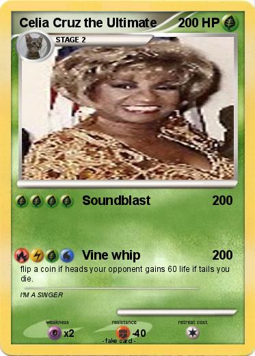 Pokemon Celia Cruz the Ultimate