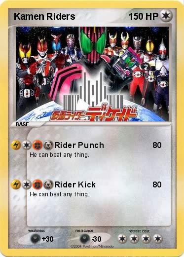 Pokemon Kamen Riders