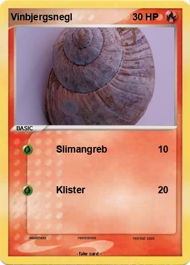 Pokemon Vinbjergsnegl