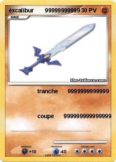 Pokemon èxcalibur       99999999999