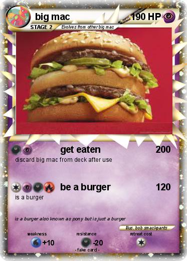 Pokemon big mac