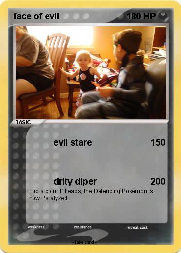 Pokemon face of evil