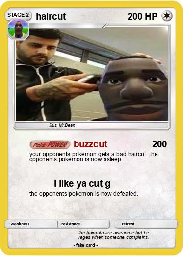 Pokemon haircut