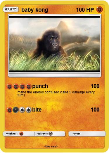 Pokemon baby kong