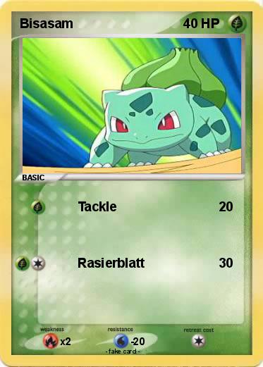 Pokemon Bisasam