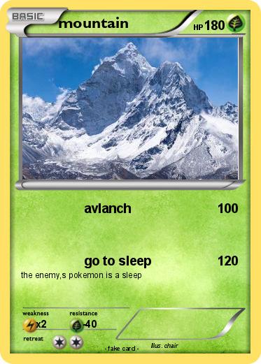 Pokemon mountain