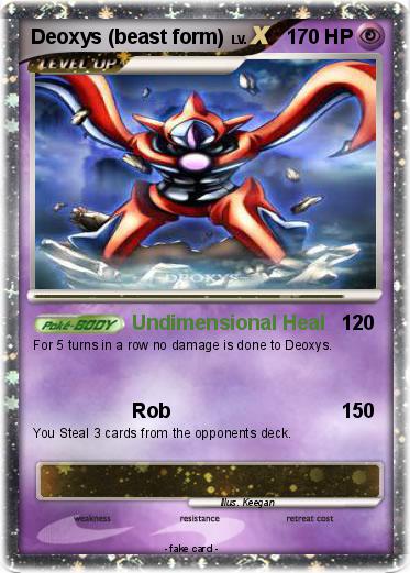 Pokemon Deoxys (beast form)