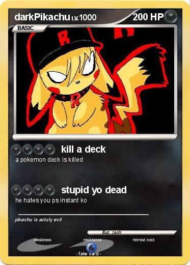 Pokemon darkPikachu