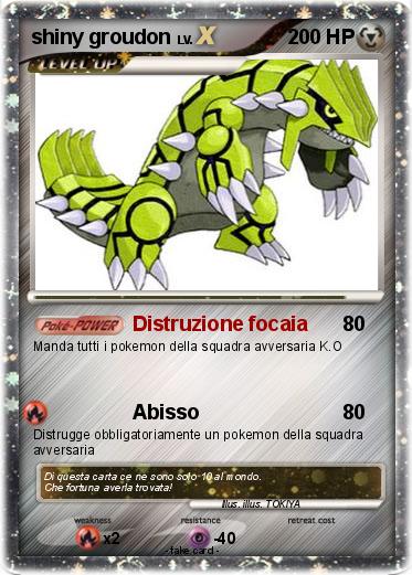 Pokemon shiny groudon