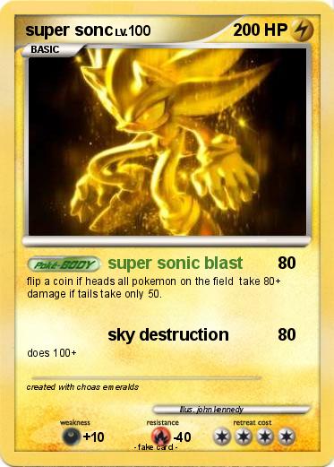 Pokemon super sonc