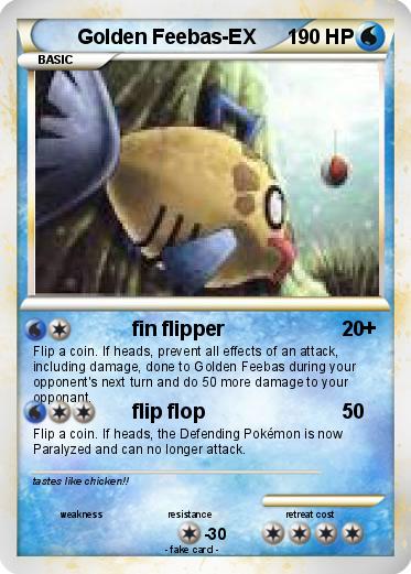 Pokemon Golden Feebas-EX