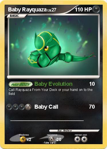 Pokemon Baby Rayquaza