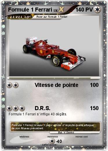 Pokemon Formule 1 Ferrari