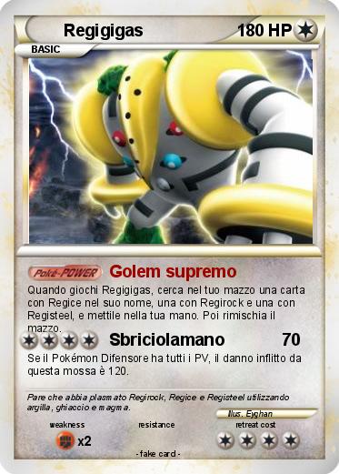 Pokemon Regigigas