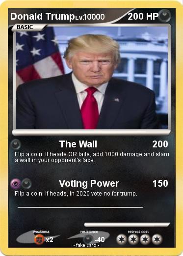 Pokemon Donald Trump
