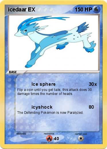 Pokemon icedaar EX
