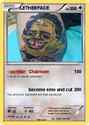 Pokemon LETHERFACE