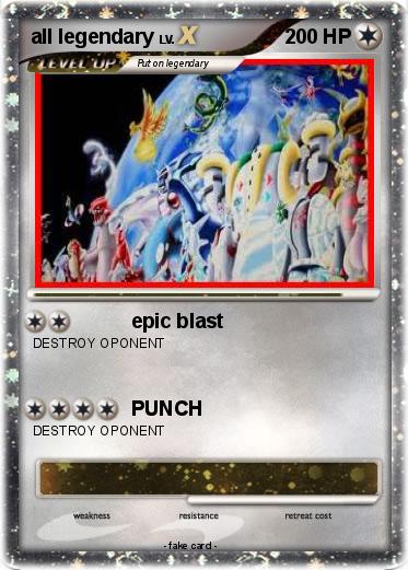 Pokemon all legendary