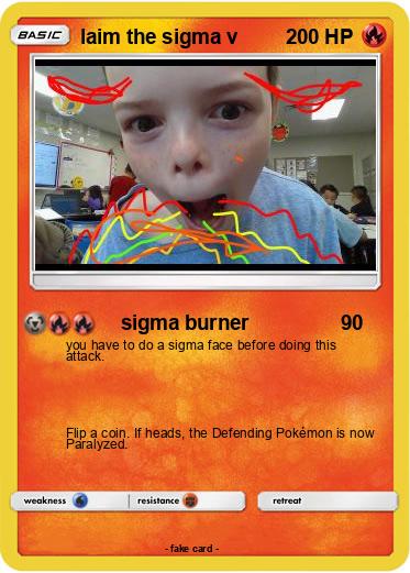Pokemon laim the sigma v