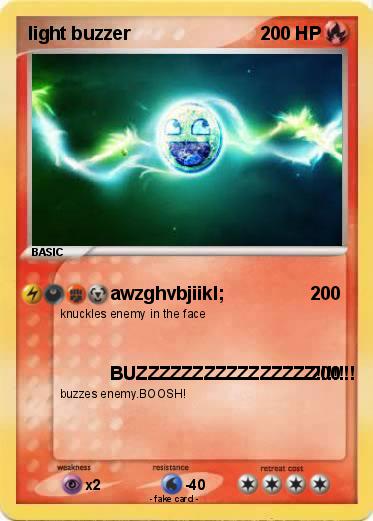 Pokemon light buzzer