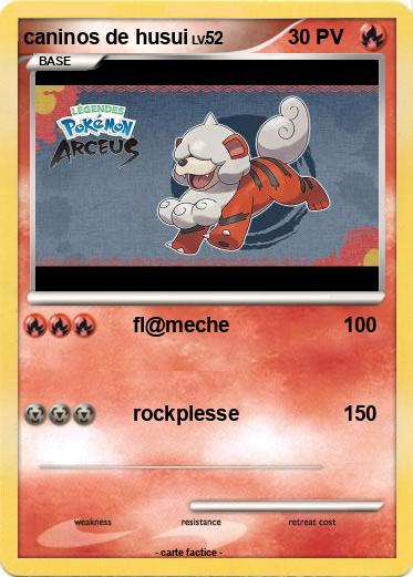 Pokemon caninos de husui