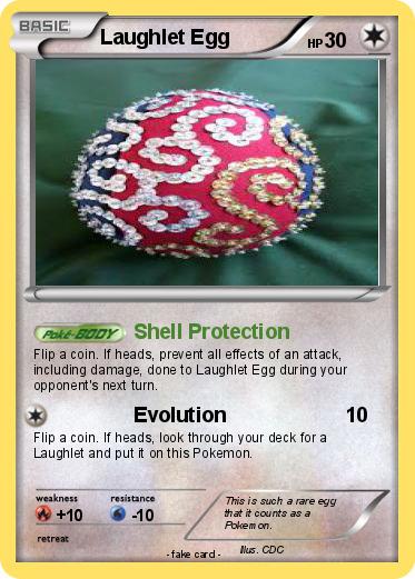 Pokemon Laughlet Egg