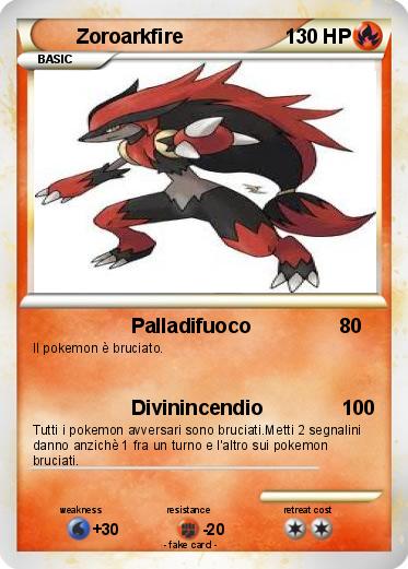 Pokemon Zoroarkfire