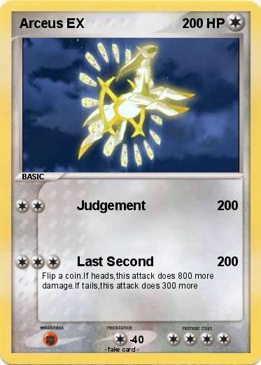 Pokemon Arceus EX