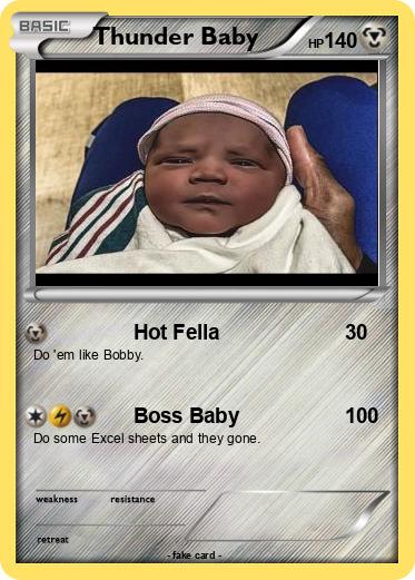 Pokemon Thunder Baby