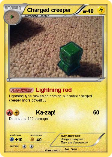 Pokemon Charged creeper