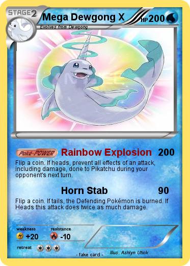 Pokemon Mega Dewgong X
