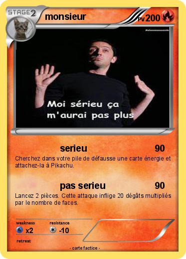 Pokemon monsieur