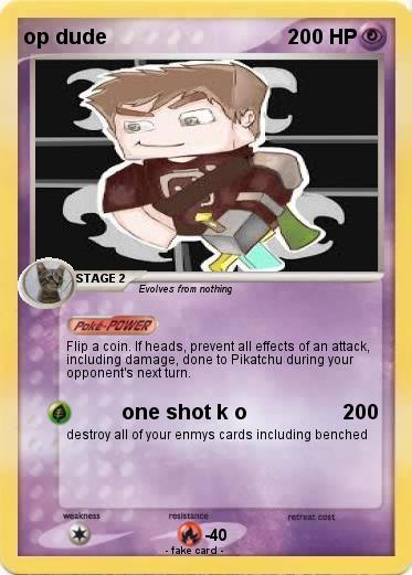 Pokemon op dude