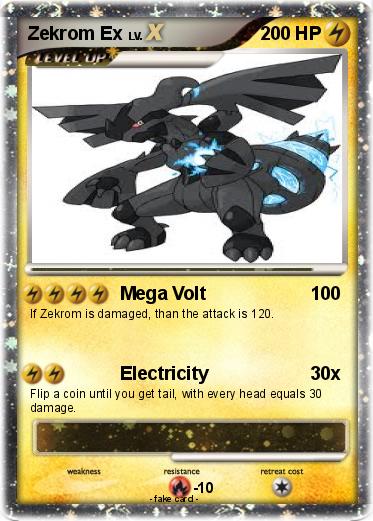 Pokemon Zekrom Ex