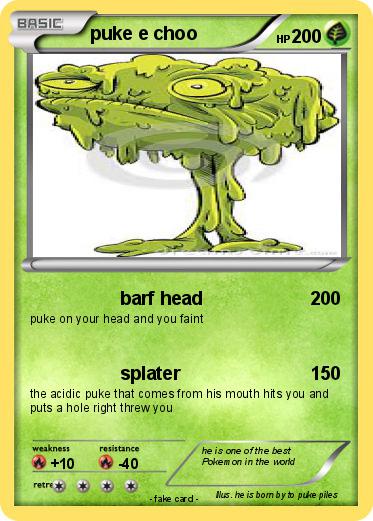 Pokemon puke e choo