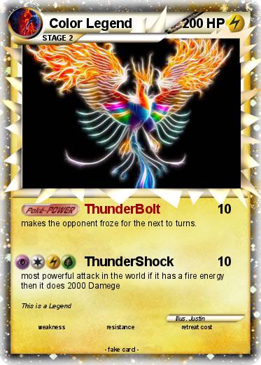 Pokemon Color Legend