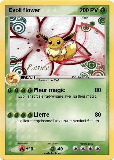 Pokemon Evoli flower