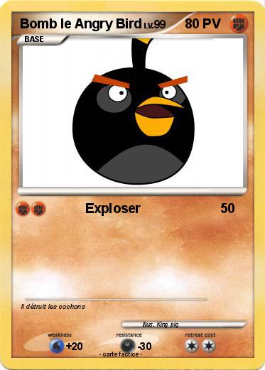 Pokemon Bomb le Angry Bird