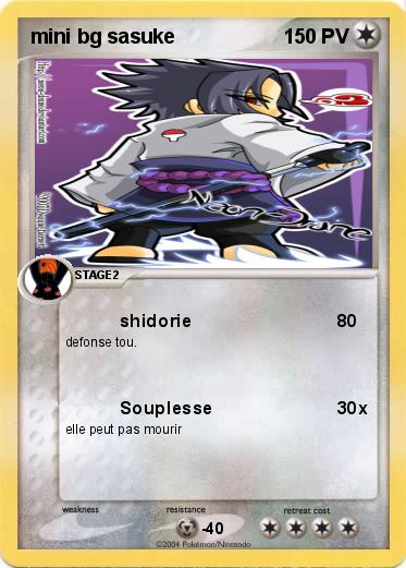 Pokemon mini bg sasuke