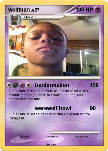 Pokemon wolfman